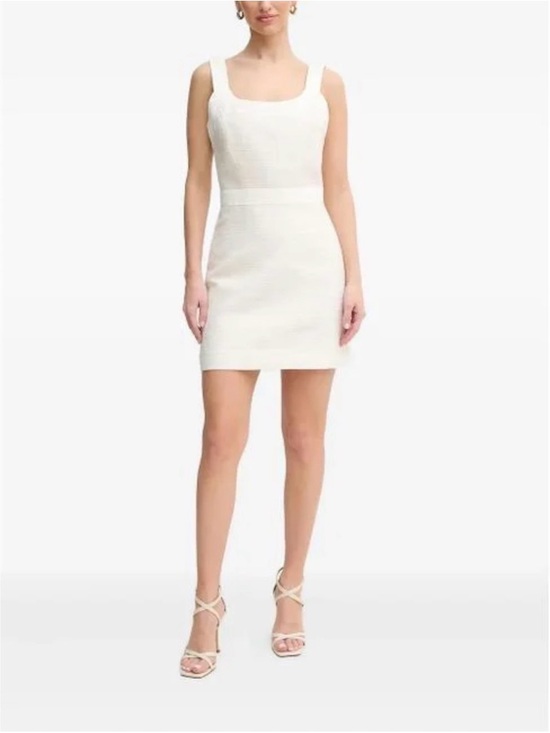 Guess Dresses & Skirts - Guess Cream Textured Sleeveless Mini Dress